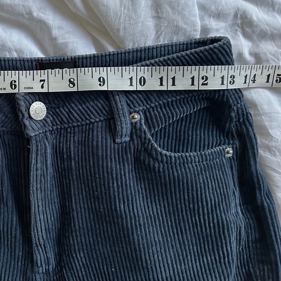 UO Sz 24 BDG Blue Cords Urban Outfitters Small Fall Winter Pants - Picture 6 of 6